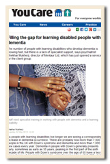 AH article in Community Care